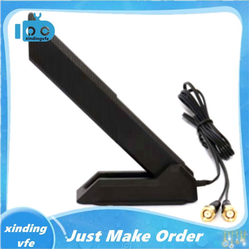 1 PCS 6E เสาอากาศ 2T2R 2.4G/5G/6G พลาสติกสีดําสําหรับ B660 H670 M13H Z690 เมนบอร์ด