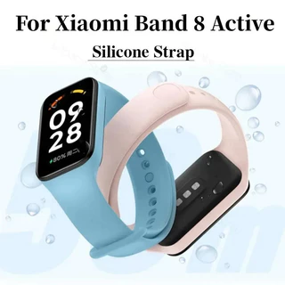 สายซิลิโคน for Xiaomi Mi Band 8 Active/Redmi Band 2 อุปกรณ์เสริมสมาร์ทวอทช์กีฬา for Redmi Band 2