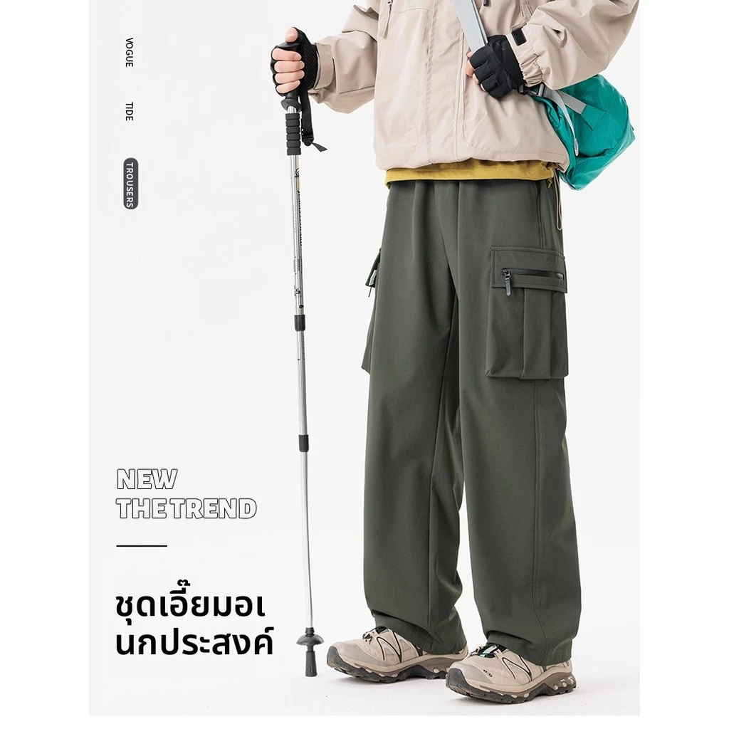กางเกงกันน้ำกันลม ผู้ชาย ไซส์ใหญ่ M-8XL thumbnail 7