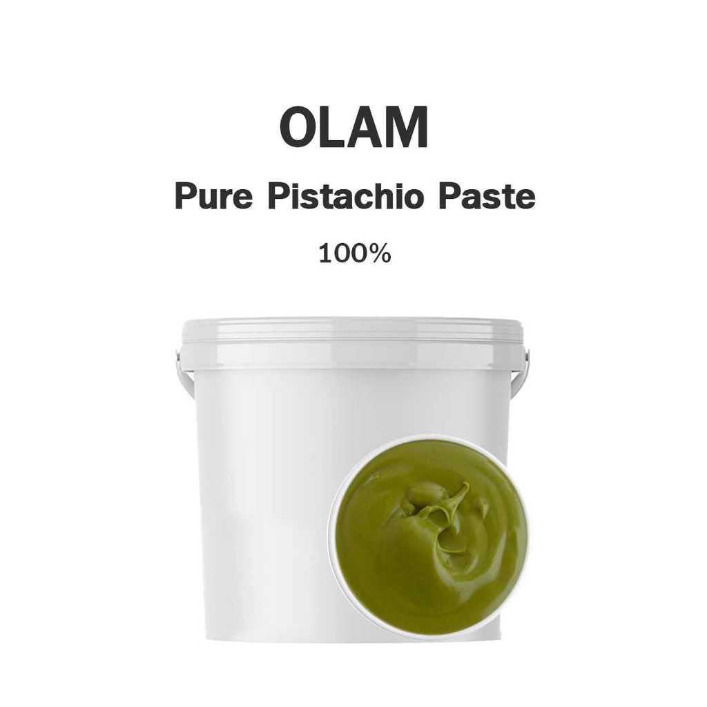 OLAM Pure Pistachio Paste เพียว พิสตาชิโอ เพสต์ 100% ขนาด 1Kg