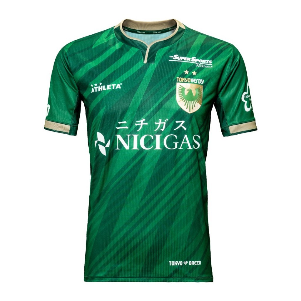 เสื้อบอลญี่ปุ่น Tokyo Verdes สำหรับ J-League & K-League ขนาด S-2XL พร้อมบริการปรับแต่งชื่อและหมายเลข