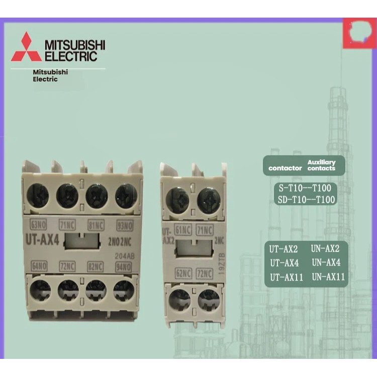 Mitsubishi Contactor เสริม UT-AX4 UT-AX2 UN-AX2/AX4 UT-AX11 UN-AX11