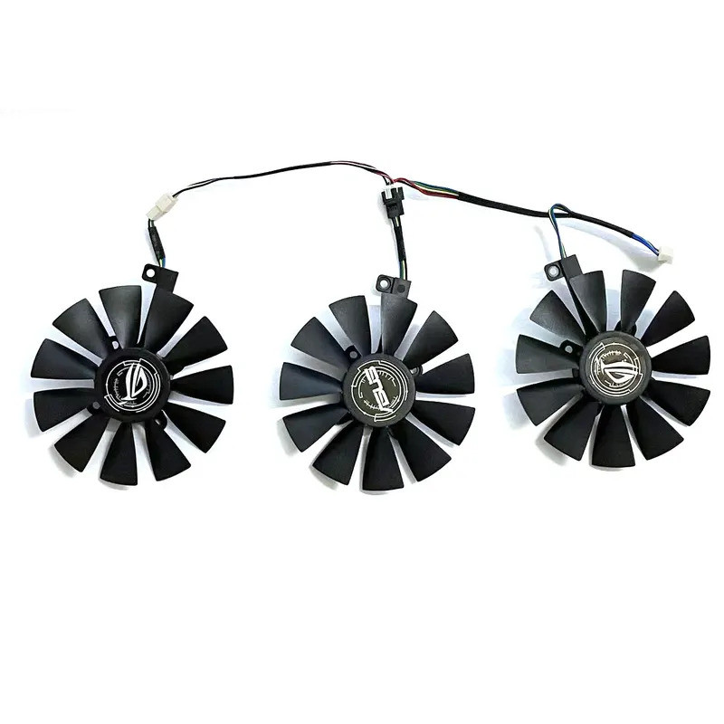 PLD09210S12HH PLD09210S12M 7 PIN สําหรับ ASUS GeForce Radeon R9 390 RX Vega 56 Vega64 ROG STRIX GAMI