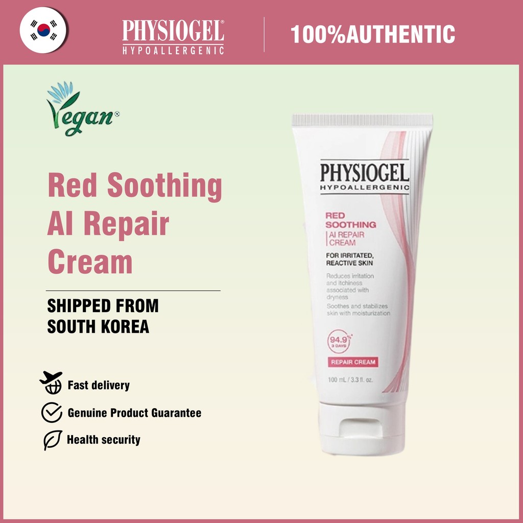 [PHYSIOGEL] Red Soothing AI Repair Cream 100ml/ ครีมบํารุงผิวหน้า