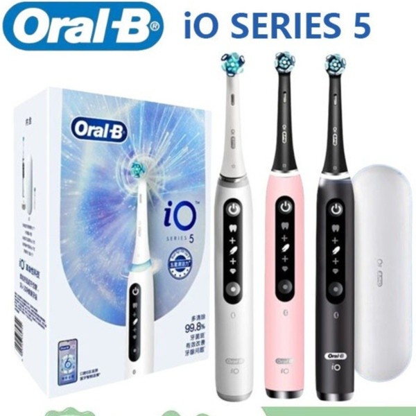 New OralB iO Series 5 Electric Toothbrush with Micro Vibration Bluetooth iO5