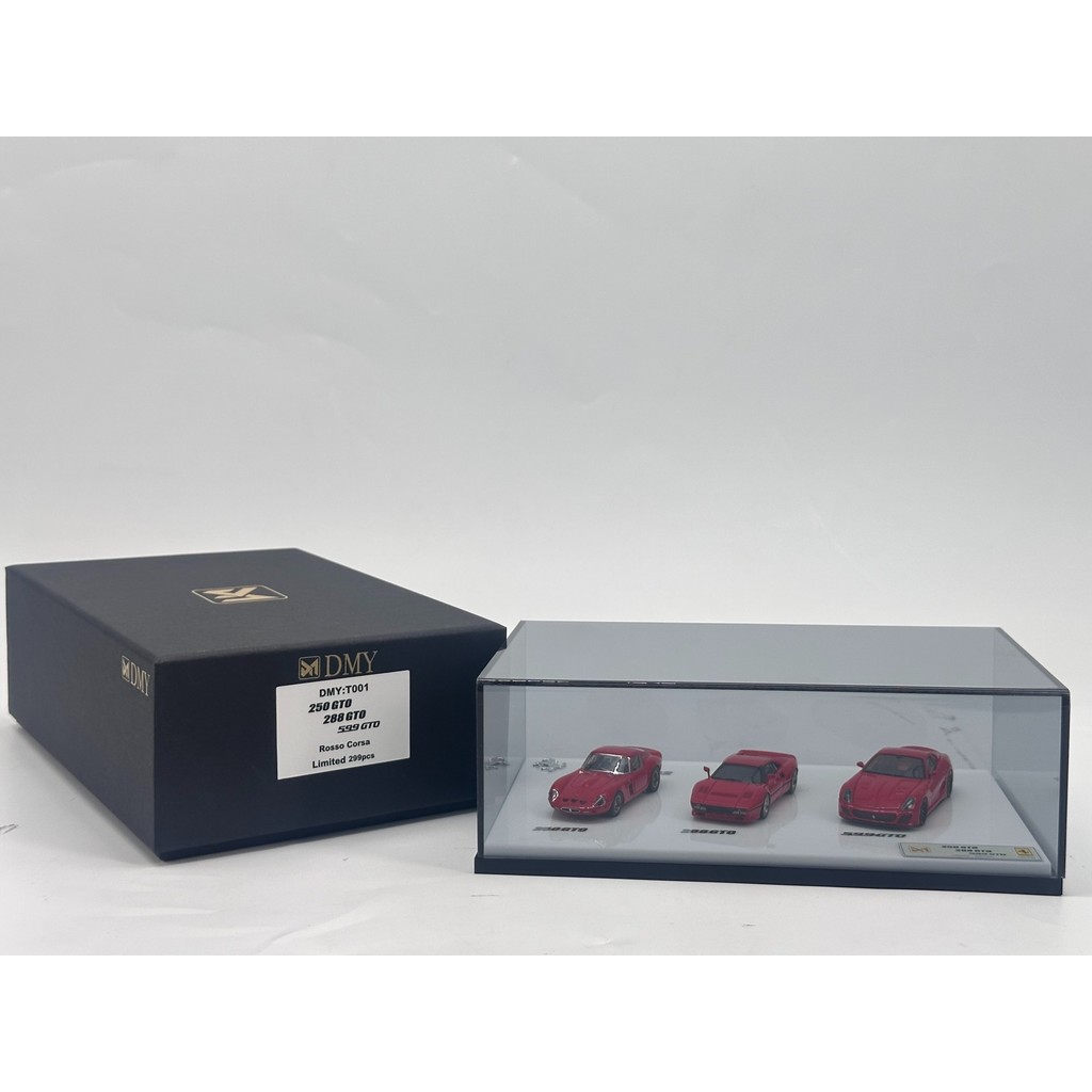 DMY 1/64 Ferrari 250GTO, 288GTO, 599GTO สีแดง 1580 DMY001