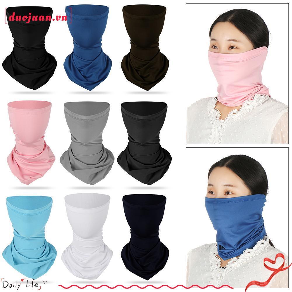 DUOJUAN Magic Tube Scarf Multifunctional Breathable Summer Riding Scarf Adult Kids Thin Face