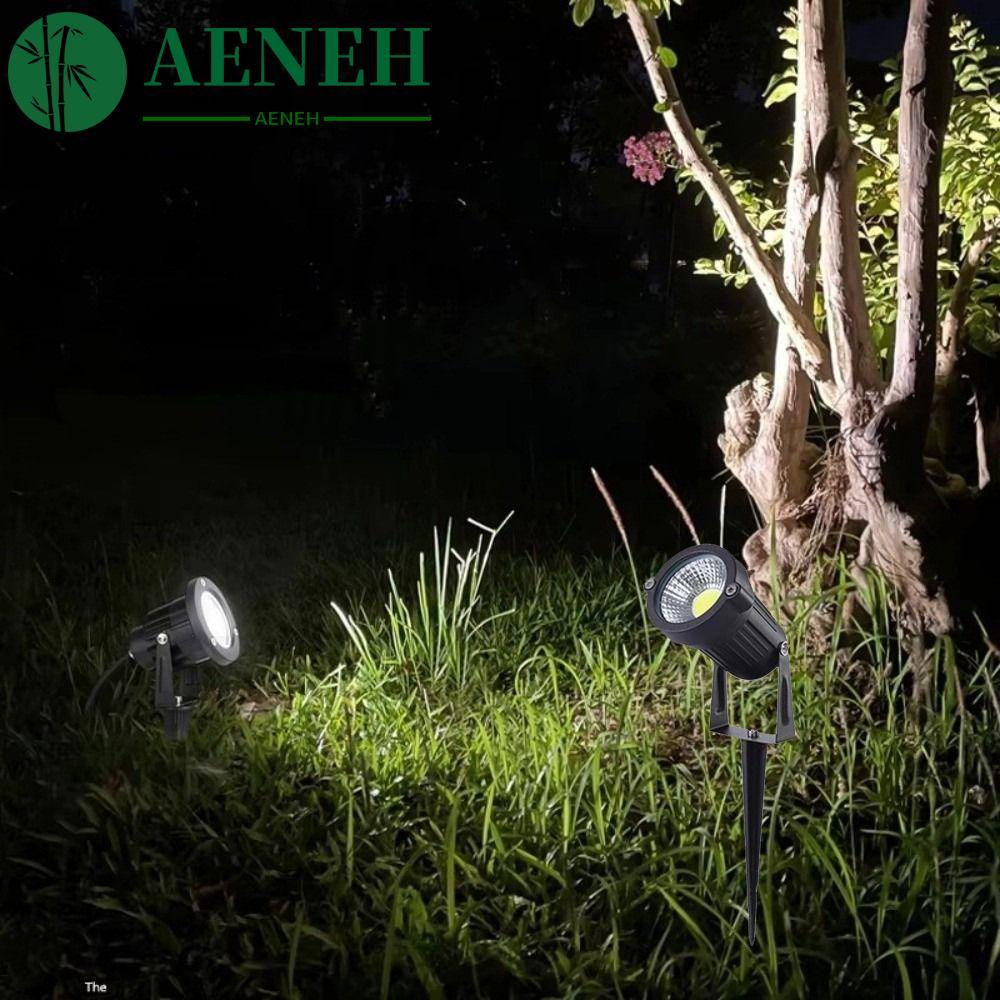 AENEH ไฟสนามหญ้า LED, 3/5W Aluminium Landscape Spike สปอตไลท์,ทนทานประหยัดพลังงานกันน้ําความสว่างสูง