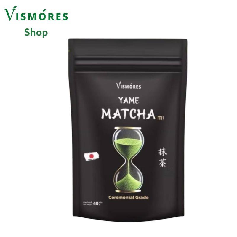 ผงมัทฉะ เกรดพิธีการ Yame Matcha m1 Ceremonial Grade (Vismores Brand) จากญี่ปุ่น ตราวิสมอร์ส