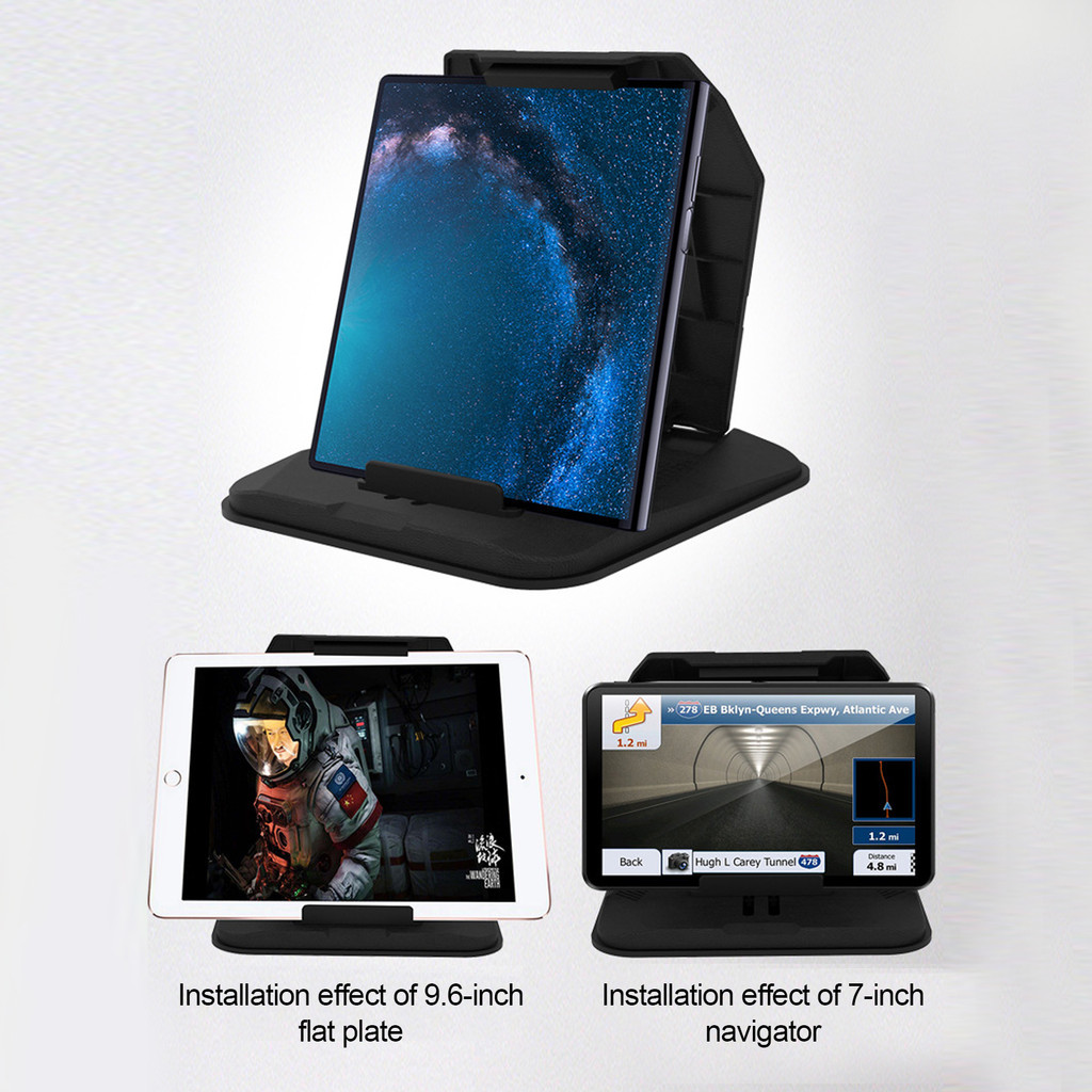 JMTH Universal Car Tablet Holder, Dashboard Holder for iPhone Phablet iPad Holder GP Size 5.0 ถึง 9.5 - รูปที่ 5