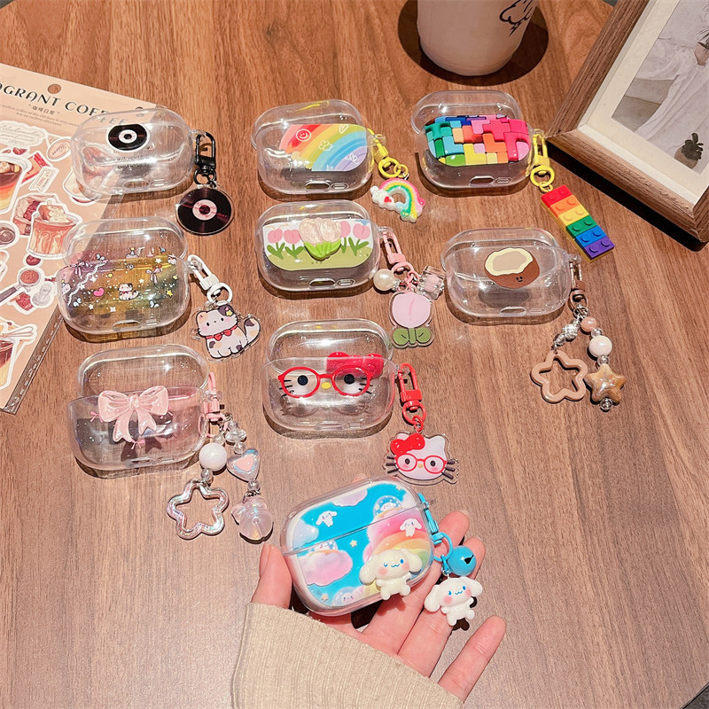 สําหรับ Huawei Freebuds SE4 ANC กรณีสีชมพู TPU ฝาครอบป้องกัน