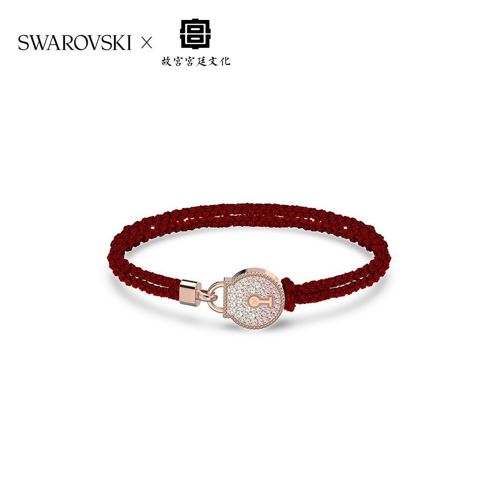 Fashion [Llngs neckneck wateckr combedam] Swarovski TOGETHERNESS Orchid Heart Lock Love Love Lock Mo