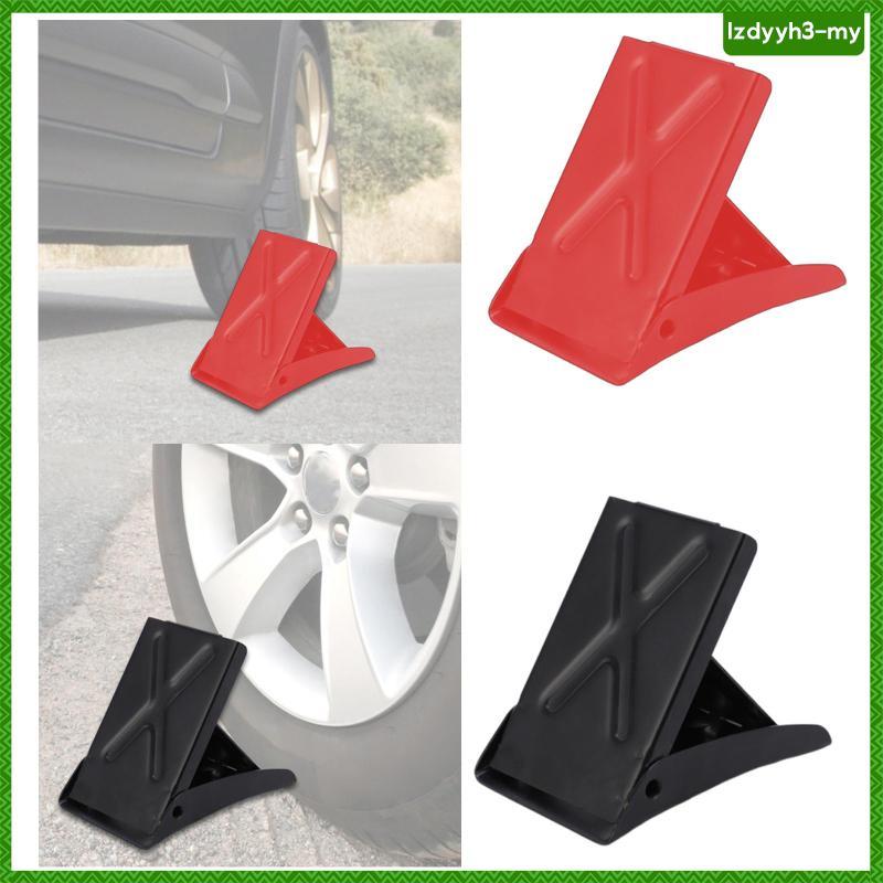 [LzdyyhedMY] กระแทกล้อ Stable Compact Keep Your Trailer in Place Heavy Duty Tyre Stopper ลิ่มล้อสําห