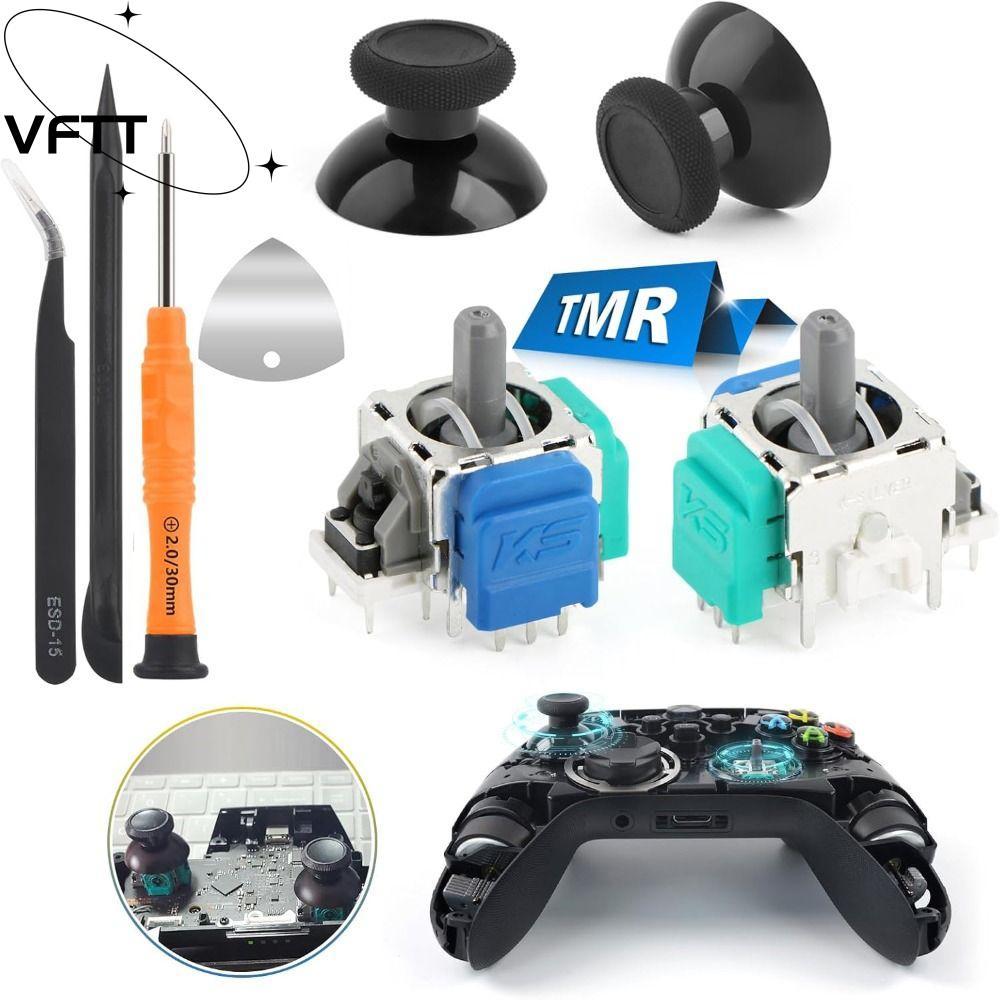 VFTT 2Pack ThumbStick อุปกรณ์เสริม,ความแม่นยําสูงทนทาน TMR จอยสติ๊กแม่เหล็กไฟฟ้า, Professional Anti-