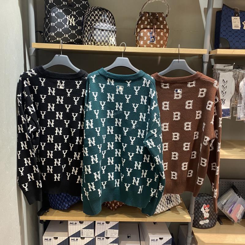 MLB Counterของแท้Hoodieเสื้อกันหนาวรอบคอPresbyopic Full Bid 2022 สไตล์ใหม่ฤดูใบไม้ร่วงสไตล์ผู้ชายผู้