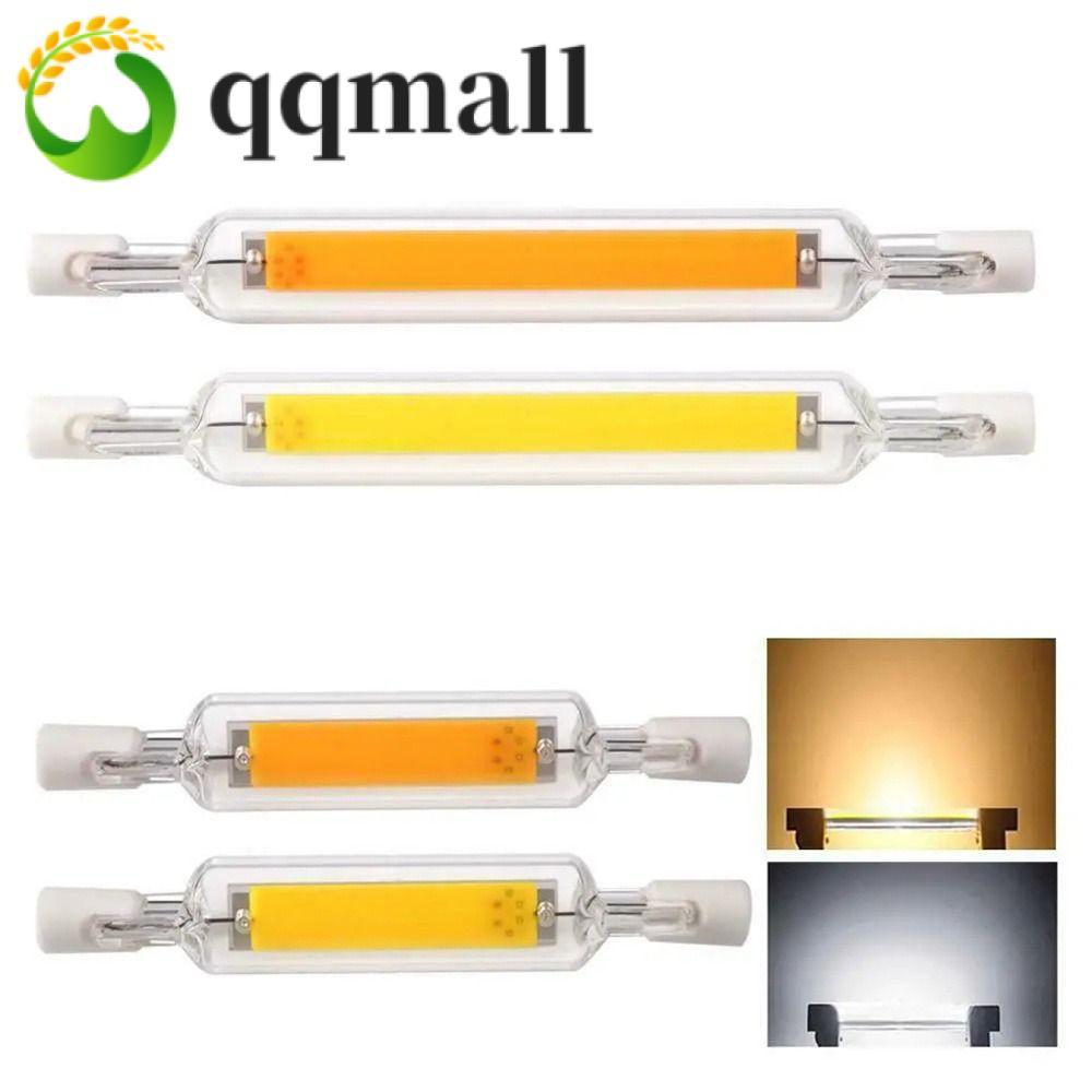 QQMALL COB Tube Bulb, 360 Glow 110v/220v R7S Lamp Tube, Portable Replacement Dimmable Bar