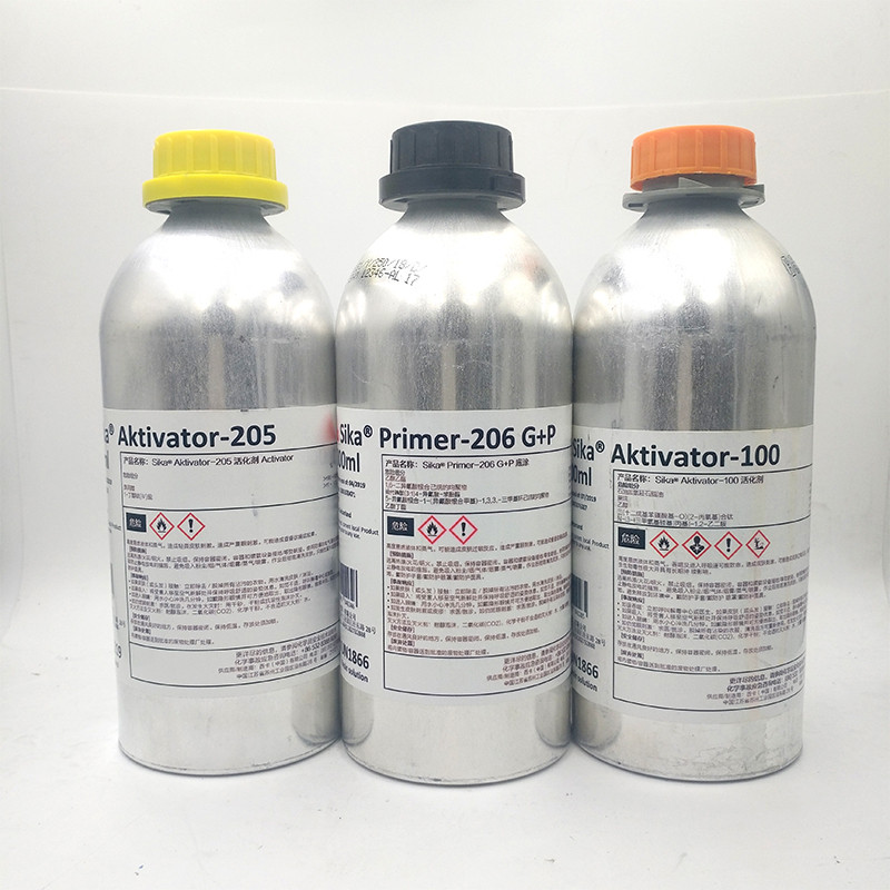 Sika AK Activator Cleaner-205 Cleaner Primer-206 G+P Primer สีดํา โปร่งใส