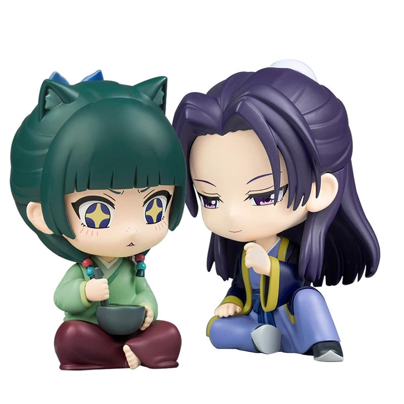อะนิเมะ Maomao รูป Jinshi Maomao action Figure สุดน่ารัก Maomao ตุ๊กตาคอลเลกชันตุ๊กตาของเล่นรถเดสก์ท