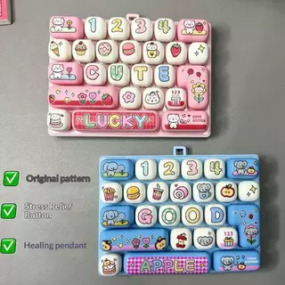 HabitatPort 26 Key Dpression คีย์บอร์ดน่ารัก Fidget ของเล่น Creative Office ตกปลา Artifact สําหรับความเครียดบรรเทา th
