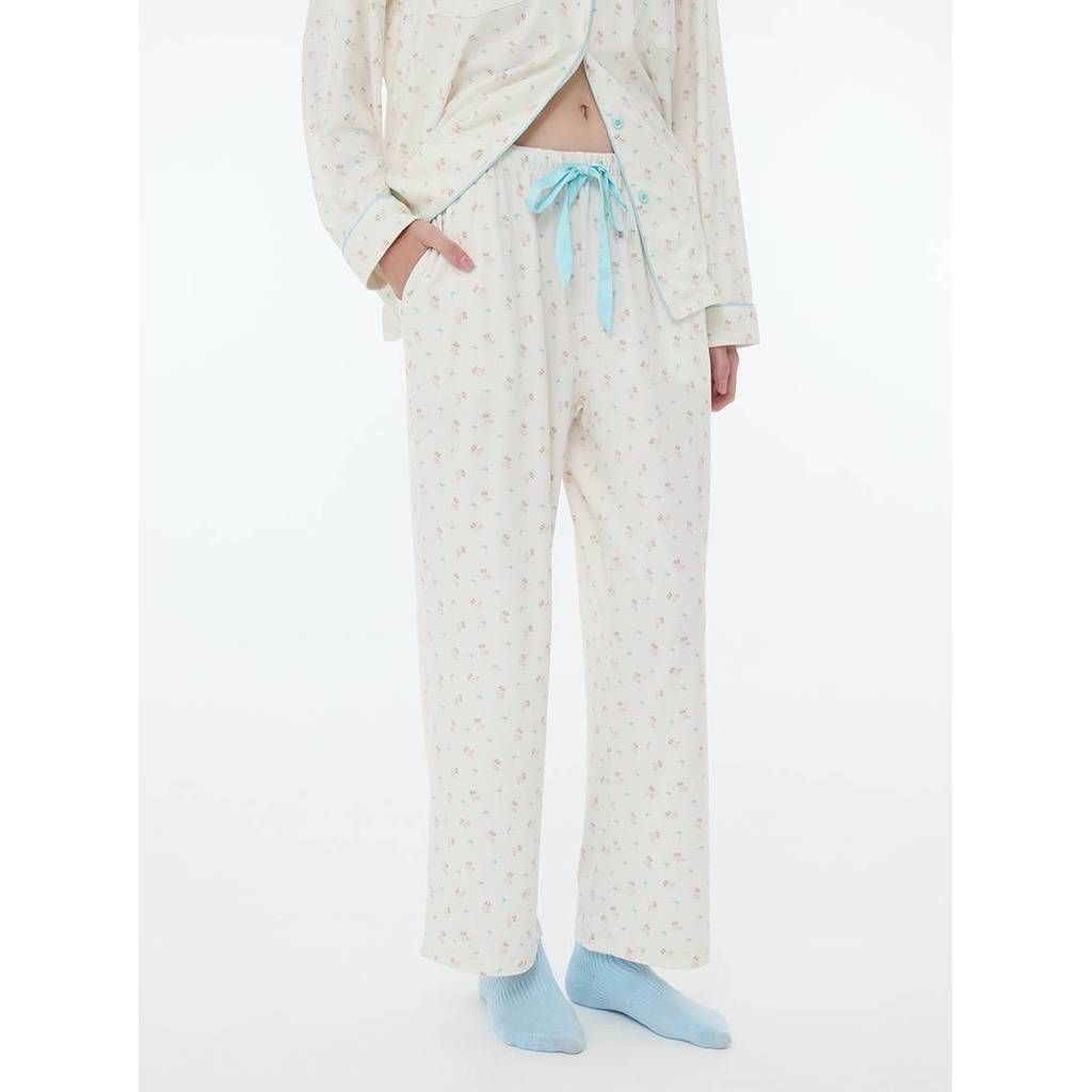 เซ็ตชุดนอน เสื้อแขนยาว กางเกงขายาว รหัส SVG26005 — صورة 4
