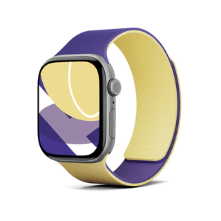 สายแม่เหล็กไม้เมฆทูโทนเหมาะสําหรับ แอปเปิล ดู for Iwatch Apple Watch Series 11/10/9/8/7/6/5/4/3/SE 42 46 41 45 44 40 49 for Smartwatch strap