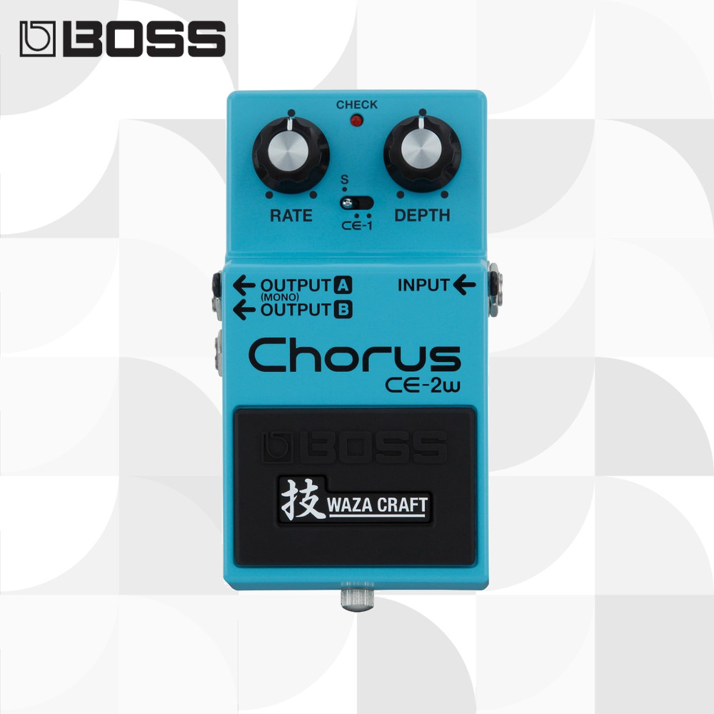 BOSS CE-2W WAZA CRAFT Chorus Guitar Effects Pedal เอฟเฟกต์กีตาร์【ส่งตรงจากญี่ปุ่น】