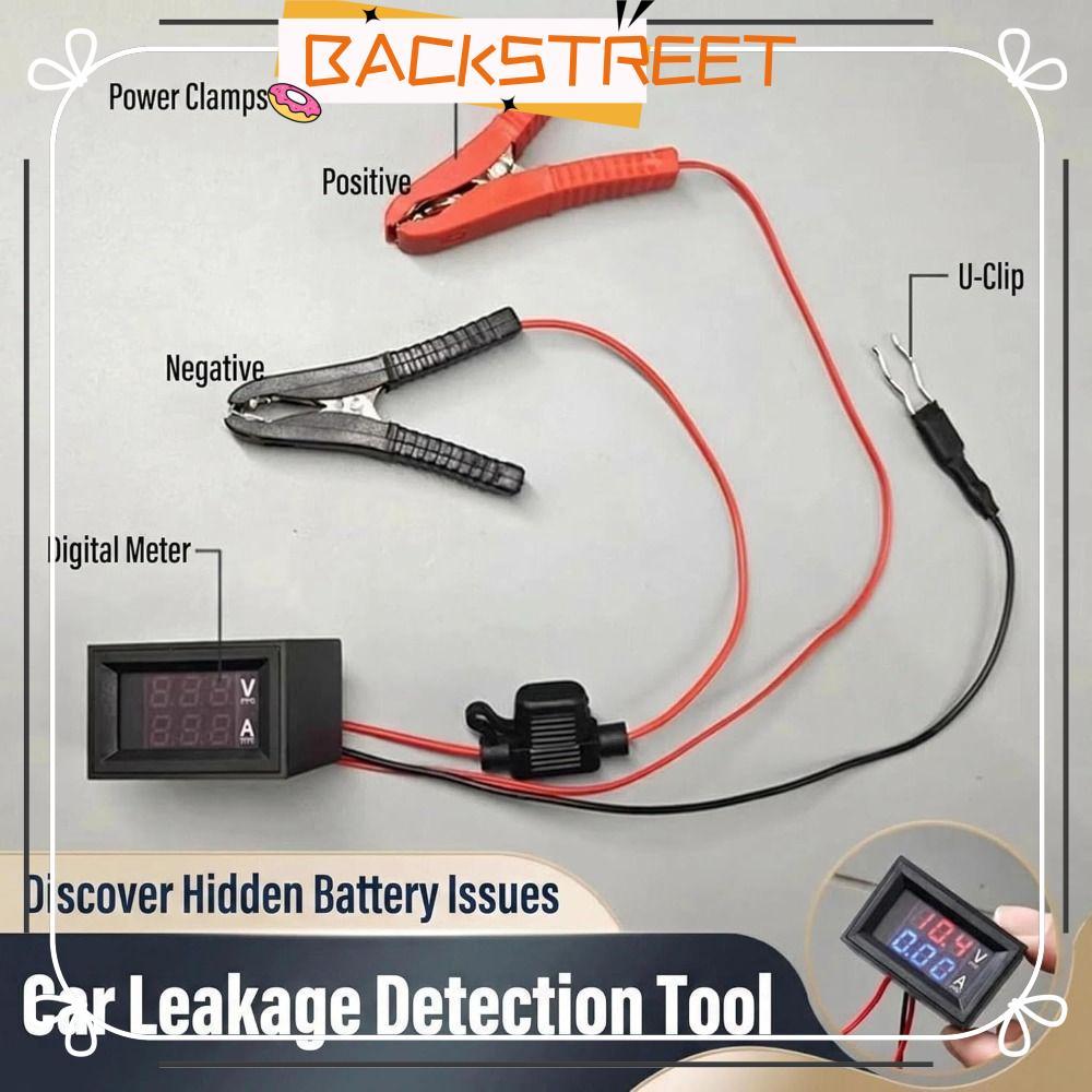 BACKSTAGE Parasitic Draw Tester,,, Circuit Tester Quickly Test Car Battery Tester, Portable Leakage 