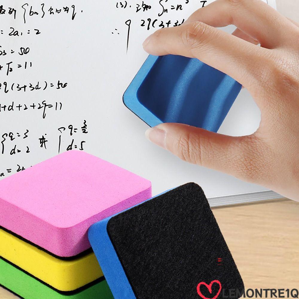 LEMONTREE Whiteboard Dry Eraser, Multi-color Square Whiteboard Eraser, Portable Marker Cleaner Schoo