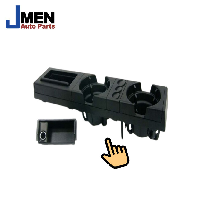 พรีเมี่ยม-เจเมน 51168217485 รถน้ํา/เครื่องดื่มที่วางแก้วสําหรับ BMW E36 90- พร้อมกล่องเหรียญอะไหล่รถ