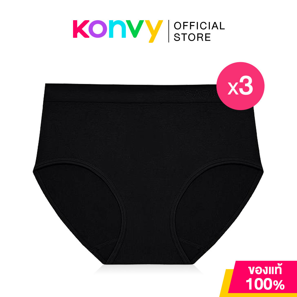 [Set 3 ชิ้น] Sabina Panty Zone Mid Waisted Free Size 3pcs ซาบีน่า กางเกงในทรงเอวสูงปานกลาง ขนาด Free Size