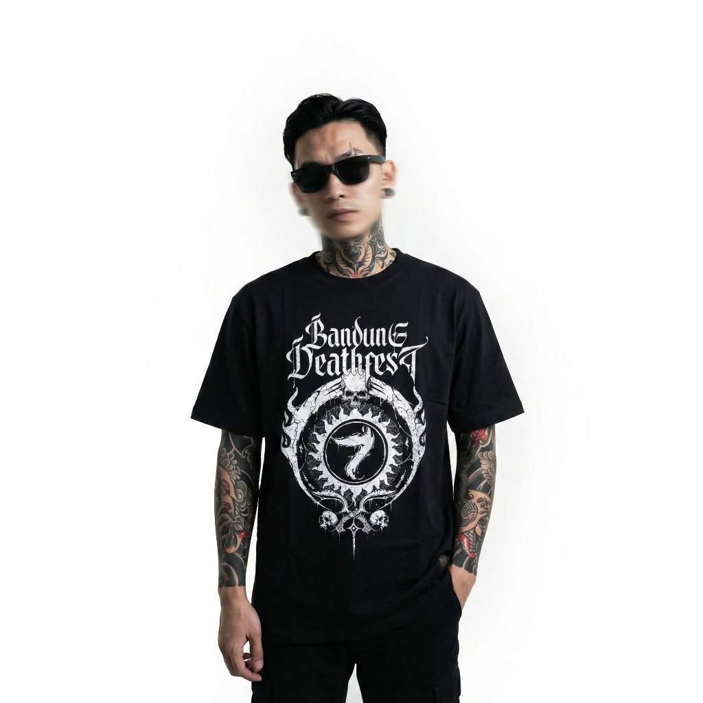 เสื้อยืด KATUN Bandung DF - สีดําสีขาว 2025 Cotton S-XXL