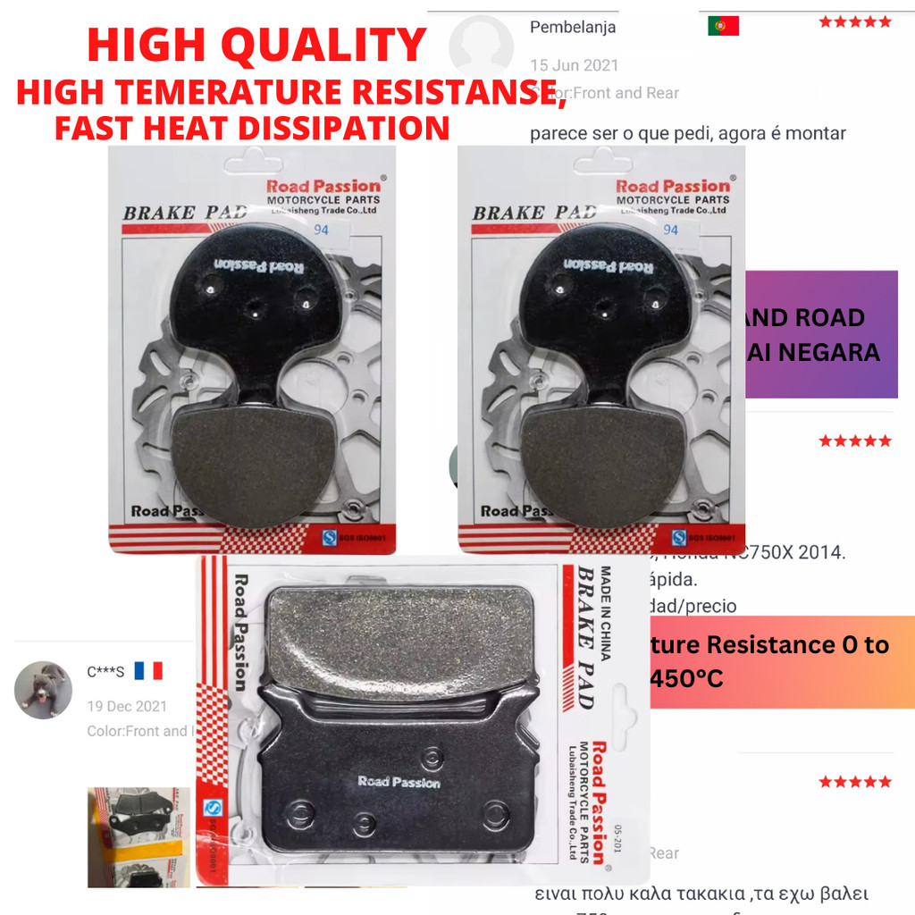 ผ้าเบรคสําหรับ HARLEY TOURING FLHR FLHRCI Road King/Road King Classic 1994 รถจักรยานยนต์