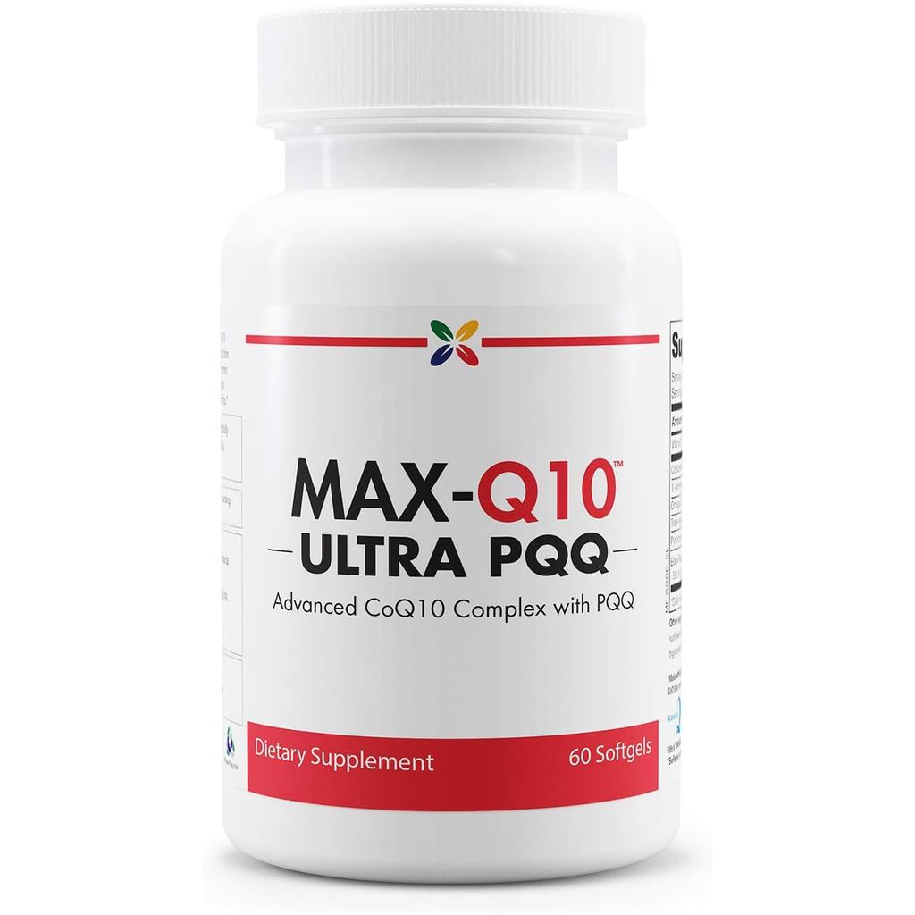 หยุด Aging Now - MAX-ULTRA CoQ10 พร้อม BioPQQ - Advanced CoQ10 Complex พร้อม PQQ - 60 ซอฟท์เจล