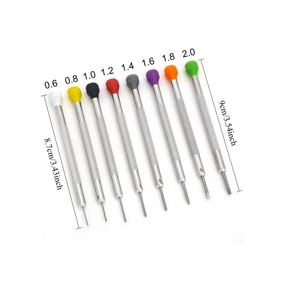 8pcs Watch Flat Small Screwdriver Set For Watch Repair Maintanance Precision Watchmaker Screwdriver 