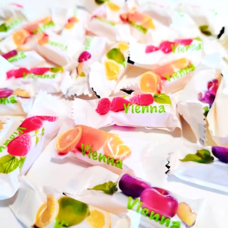 เบลเยียมนําเข้า Triflph Vienna Fruit Candy 1,000g Bag Original Wedding Candy Candy Snacks จัดส่งฟรี
