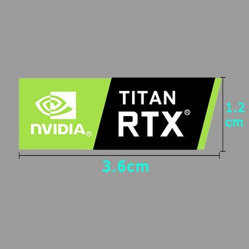 New product for Inovance graphics cards gtx Sticking notes30903080Computer decoration rtx Label stic
