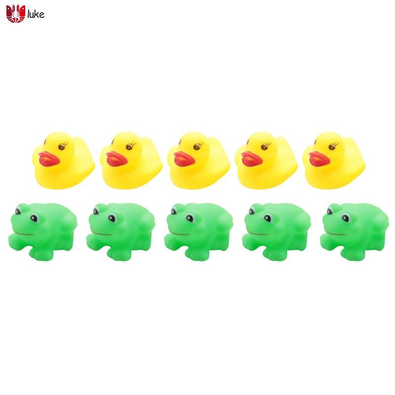 ของเล่น Frogs & Ducks 5 ชิ้น+5 ชิ้น 1 ชุด