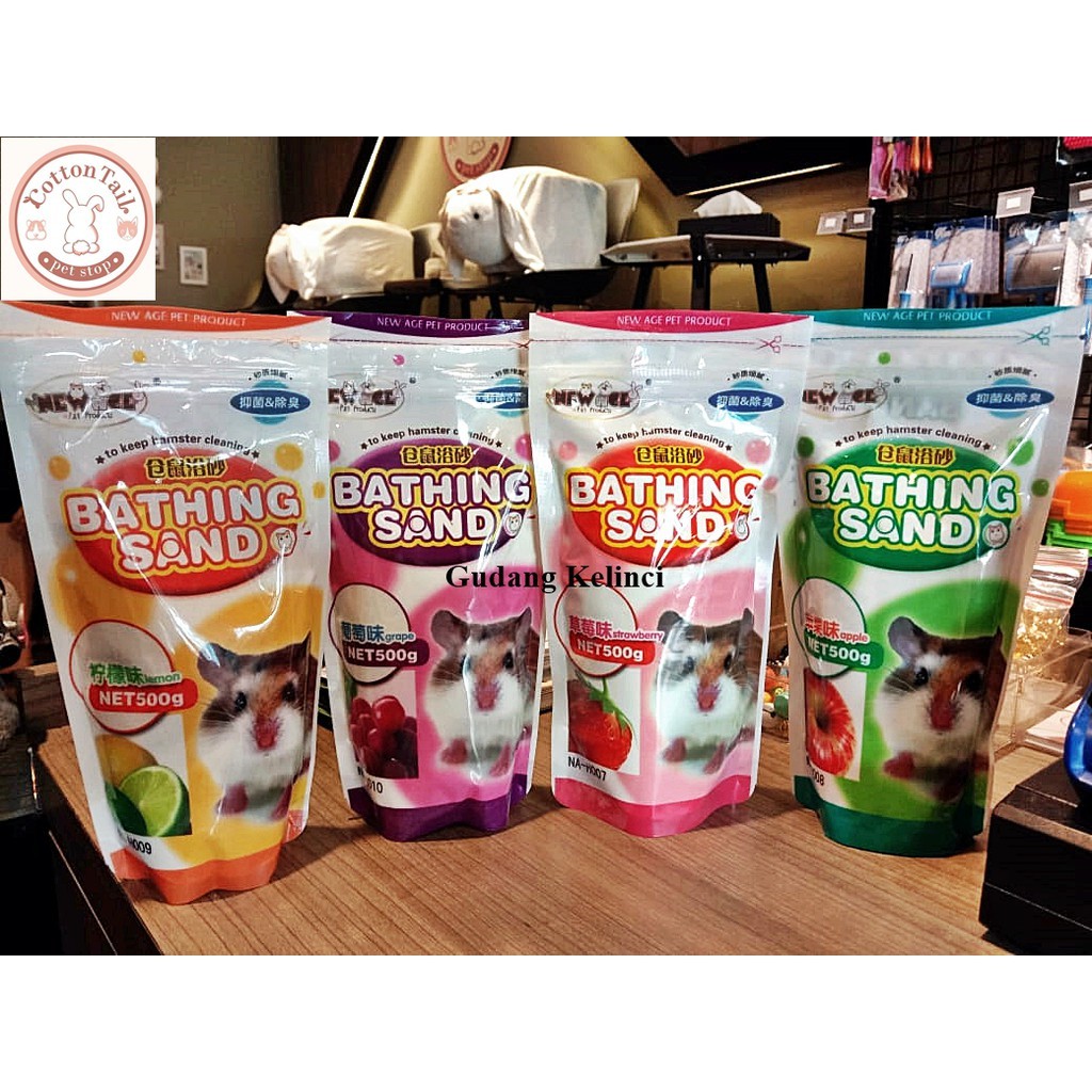 NEW AGE Brand Hamster Scented SAND - Hamster BATHING SAND - Hamster Bath SAND 500gr
