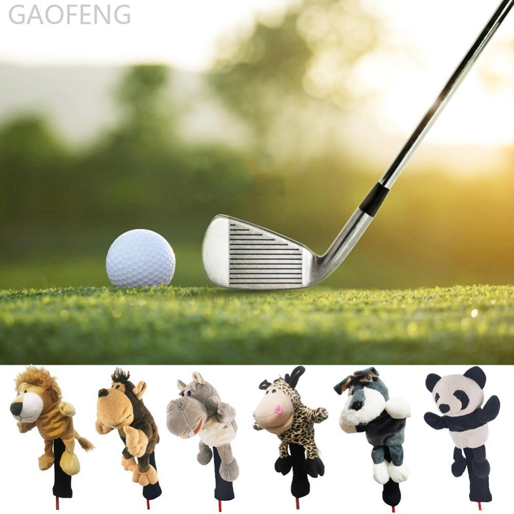 GAOFENG สัตว์น่ารัก Golf Driver Head Cover Golf No.1 Protector นุ่มทนทานหัวกอล์ฟ Club Putter ครอบคลุ