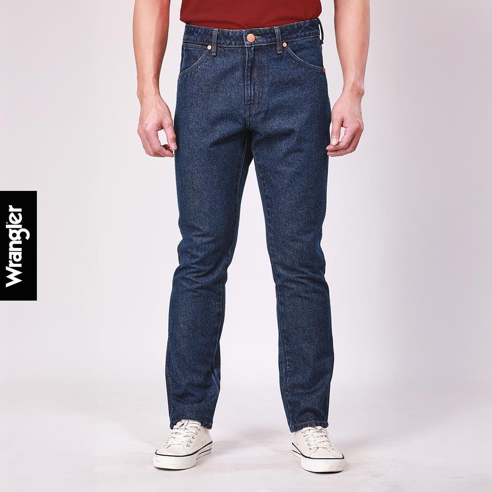 WRANGLER กางเกงยีนส์ผู้ชาย เอวกลาง ทรงตรง รุ่น WR