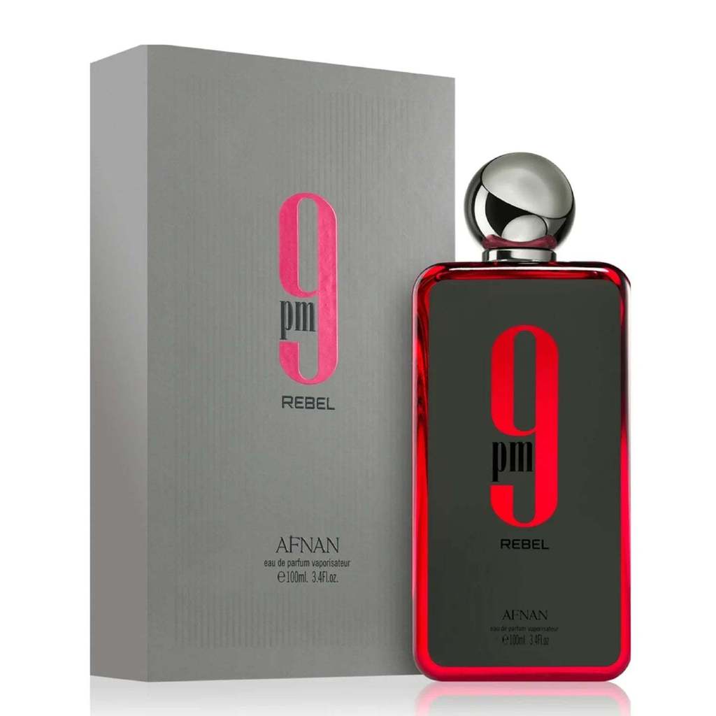 น้ําหอม Afnan 9PM สีเทาสีแดงผู้ชายผู้หญิงน้ําหอมตะวันออกกลางอาหรับ Dibai น้ําหอม