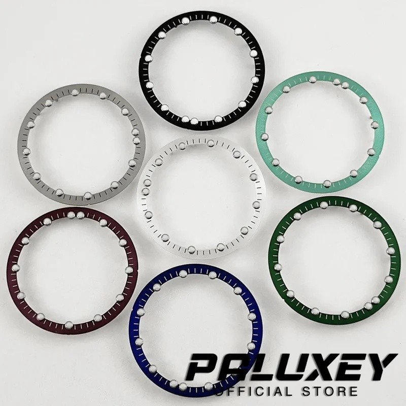PALUXEY 29 มม.นาฬิกา Dial 29 มม.*24.5 มม.วงกลมสําหรับ NH34 NH35 NH70 NH72 Skeleton Movement Hollow D
