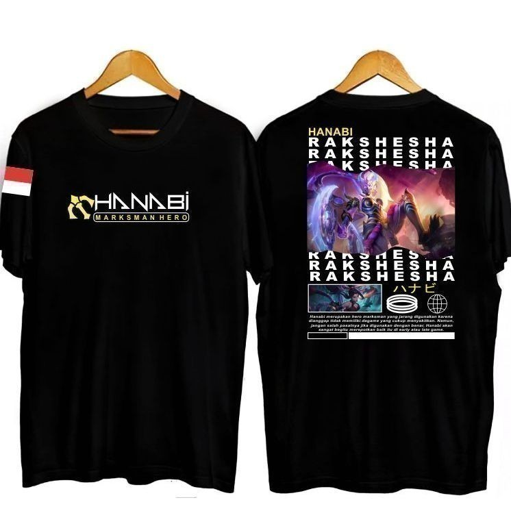 Mlbb 2026 เสื้อยืดแฟชั่น Hanabi (เสื้อยืดไมโครไฟเบอร์)