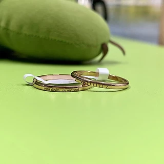 แหวนสลักชื่อ💫 2ขนาด (2mm/8mm) เลือกฟ้อนได้ ราคาเดียวไม่มีบวกเพิ่ม Carved.on.jew