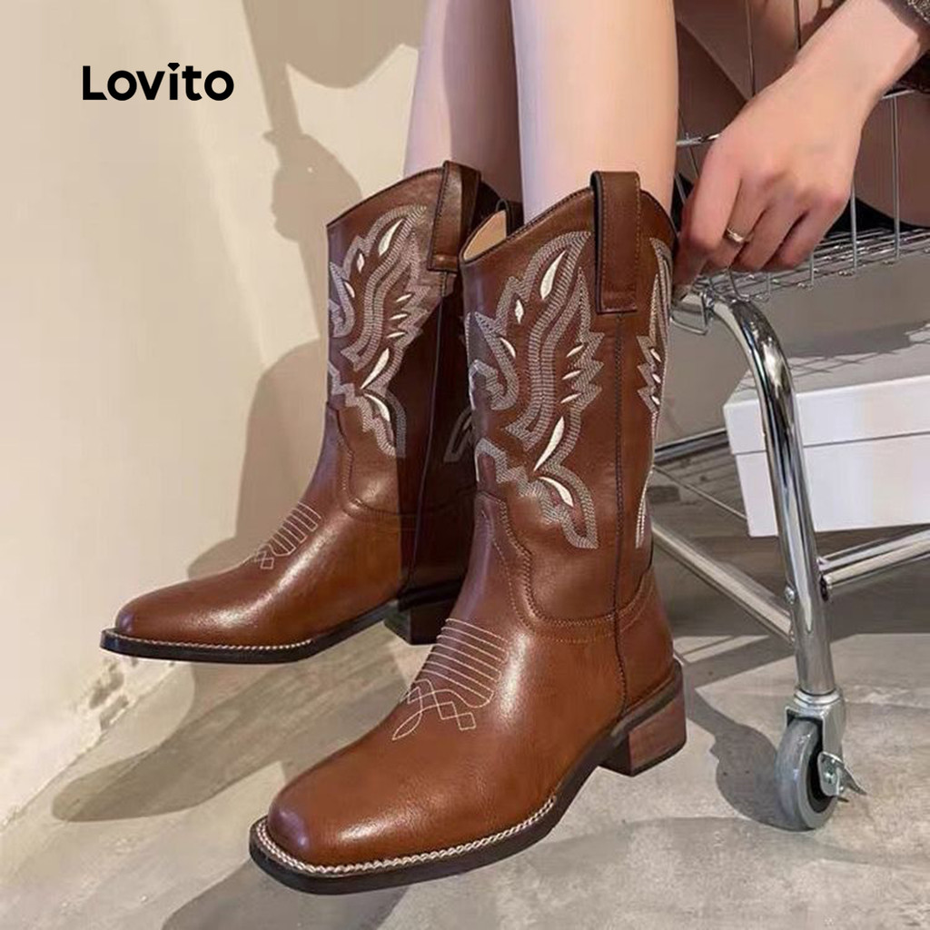 Lovito بوت كاوبوي مطرّز — صورة 3