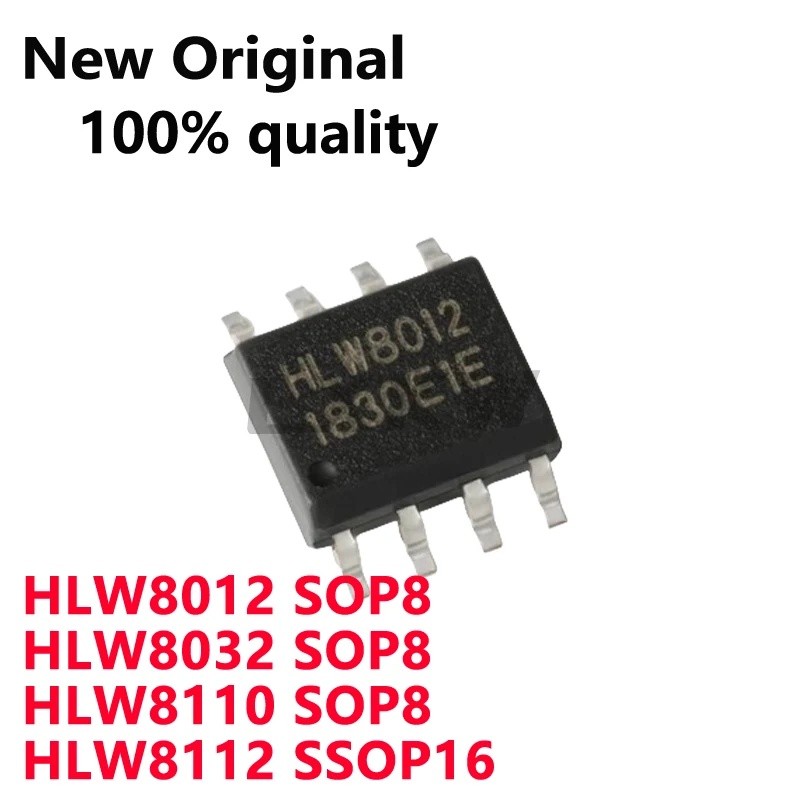 5PCS HLW8012 HLW8110 HLW8032 SOP8 HLW8112 SSOP16 Single-phase multi-function metering ชิปในสต็อกขายส
