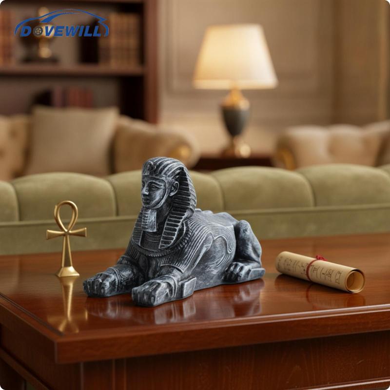 [Dovewill] Nile Valley Sleepinging Monument Sculpture Figurine Miniature Reclining Monument Figurine Unique Nile Valley รูปปั้นสําหรับนักสะสม, Office
