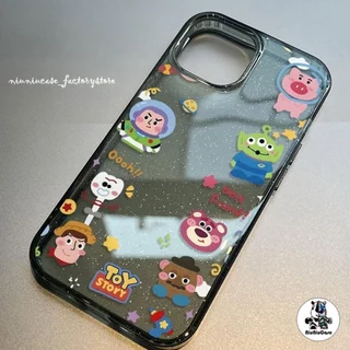 เคส For iPhone 16 Pro Max iPhone 11 เคสใสแบบแวววาว TPU นุ่มสีสันสดใส การ์ตูนสุดหล่อสีสันสดใส For iPhone15 Pro max 14 13