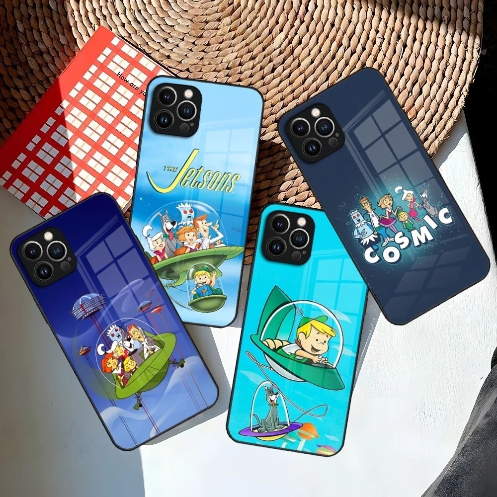 BK-1 การ์ตูน T-The J-Jetsons เคสโทรศัพท์สําหรับ Iphone 16 15 14 12 11 13 Pro Max Mini X 8 Xr Xs 7 Pu