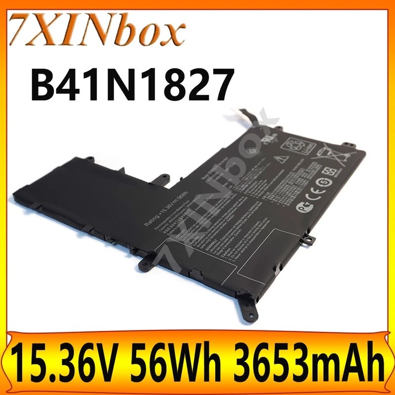 7XINbox B41N1827 15.36V 56Wh 3653mAh แบตเตอรี่แล็ปท็อปสําหรับ ASUS ZenBook Flip 15 UX562 UX562IQ UX5